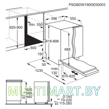 Посудомоечная машина AEG FSK73727P картинка 8